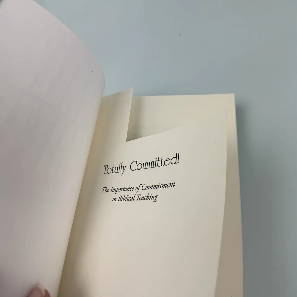 Eric H. H. Chang Book‎ Totally Committed! Commitment Biblical Teaching Paperback